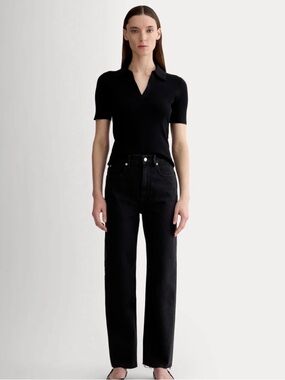 Everlane Way High Black Jeans